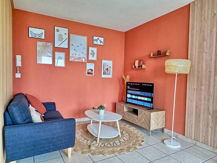 Charmant T2 Terrasse, Garage Villeurbanne Eksteriør billede